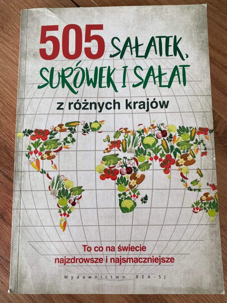Książka 505 sałatek, surówek i sałat