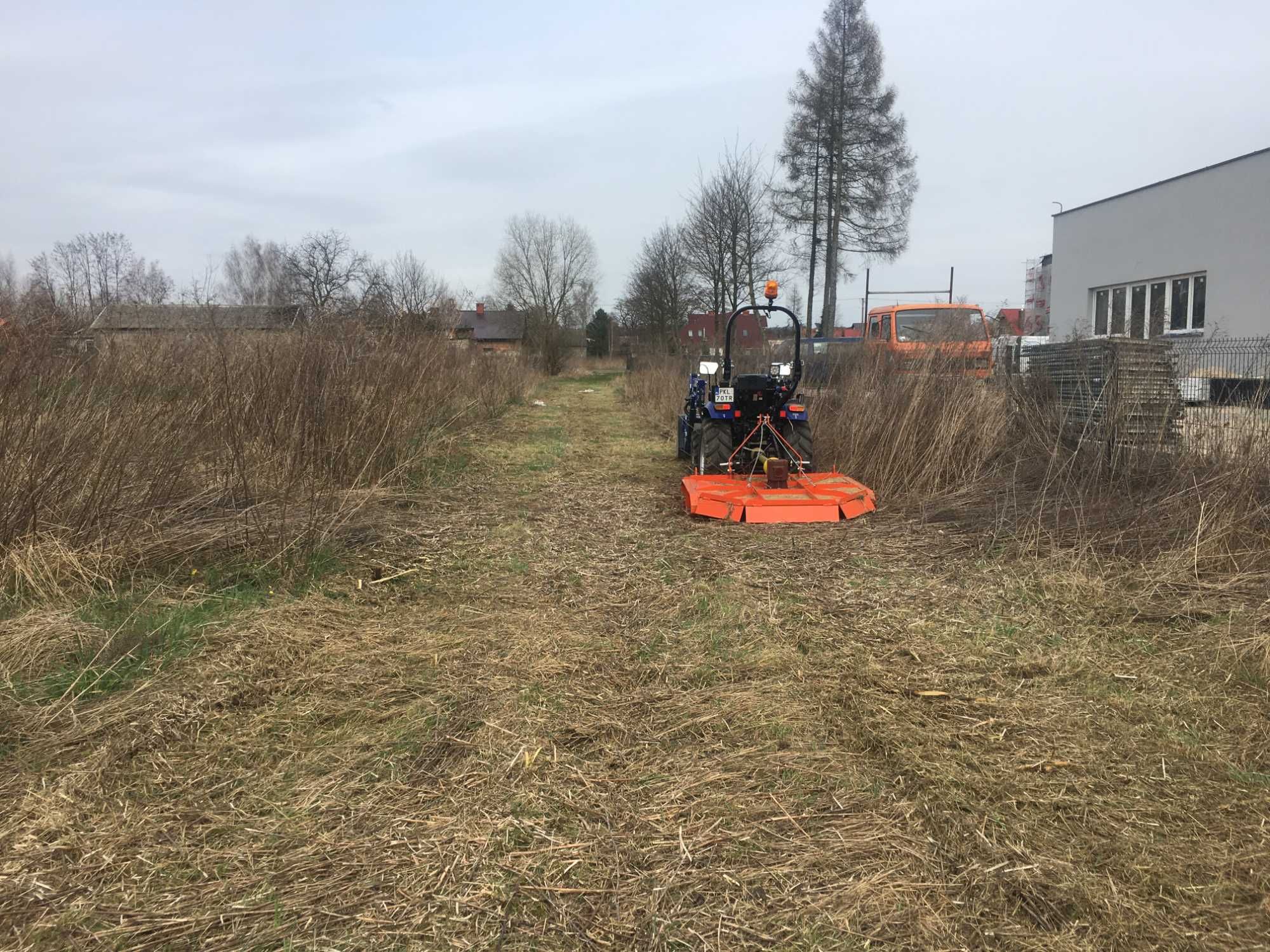 AgriDenis Minitraktorek Glebogryzarka Zakładanie trawników Karczowanie