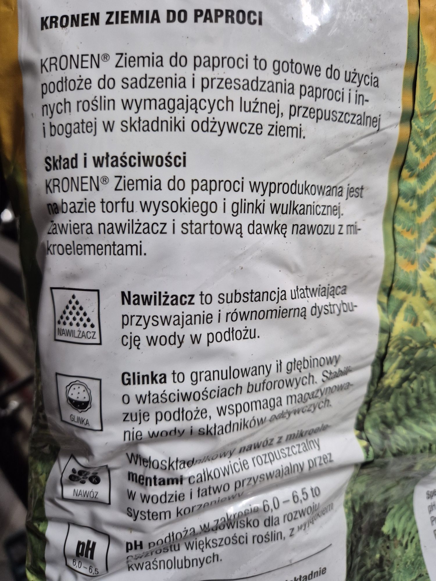 Ziemia do paproci KRONEN 5L