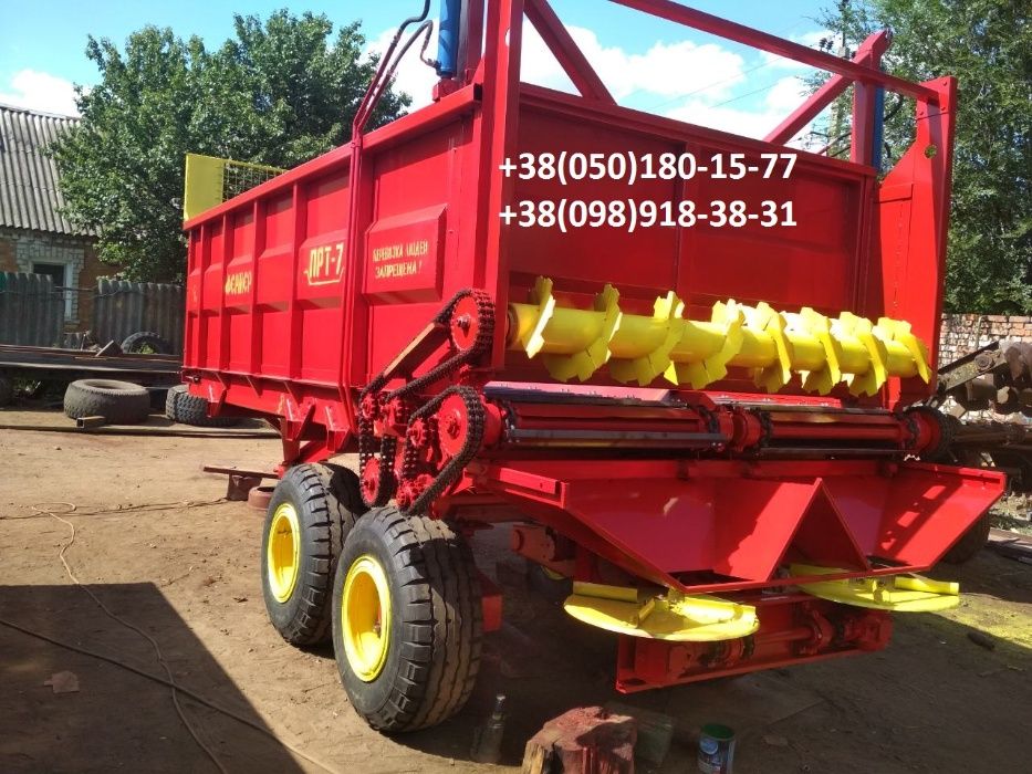 Гноєрозкидач ПРТ-7, ПРТ-10 кур посліду (навозоразбрасыватель),