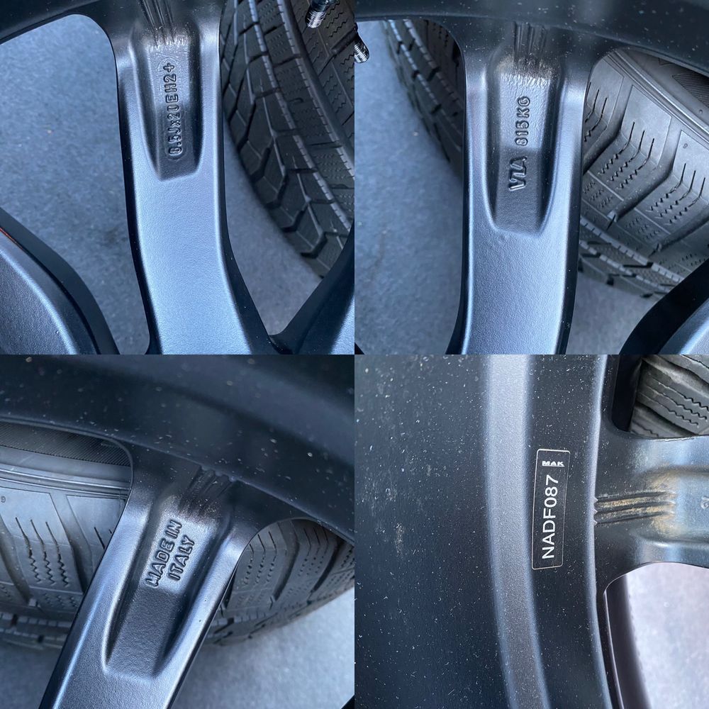 Диски MAK R20 5/120 ET47 8.5J Літні Шини 255/55 Hankook Колеса Range R
