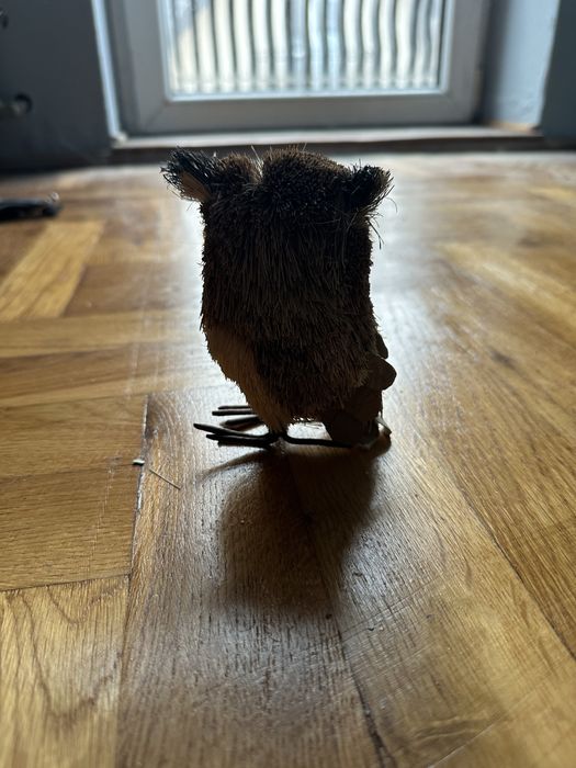 Figurka sowy że słomy własnorecznie robona