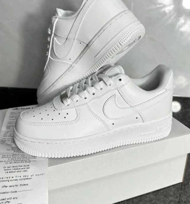 Nowy Nike Air Force 1 White R.40