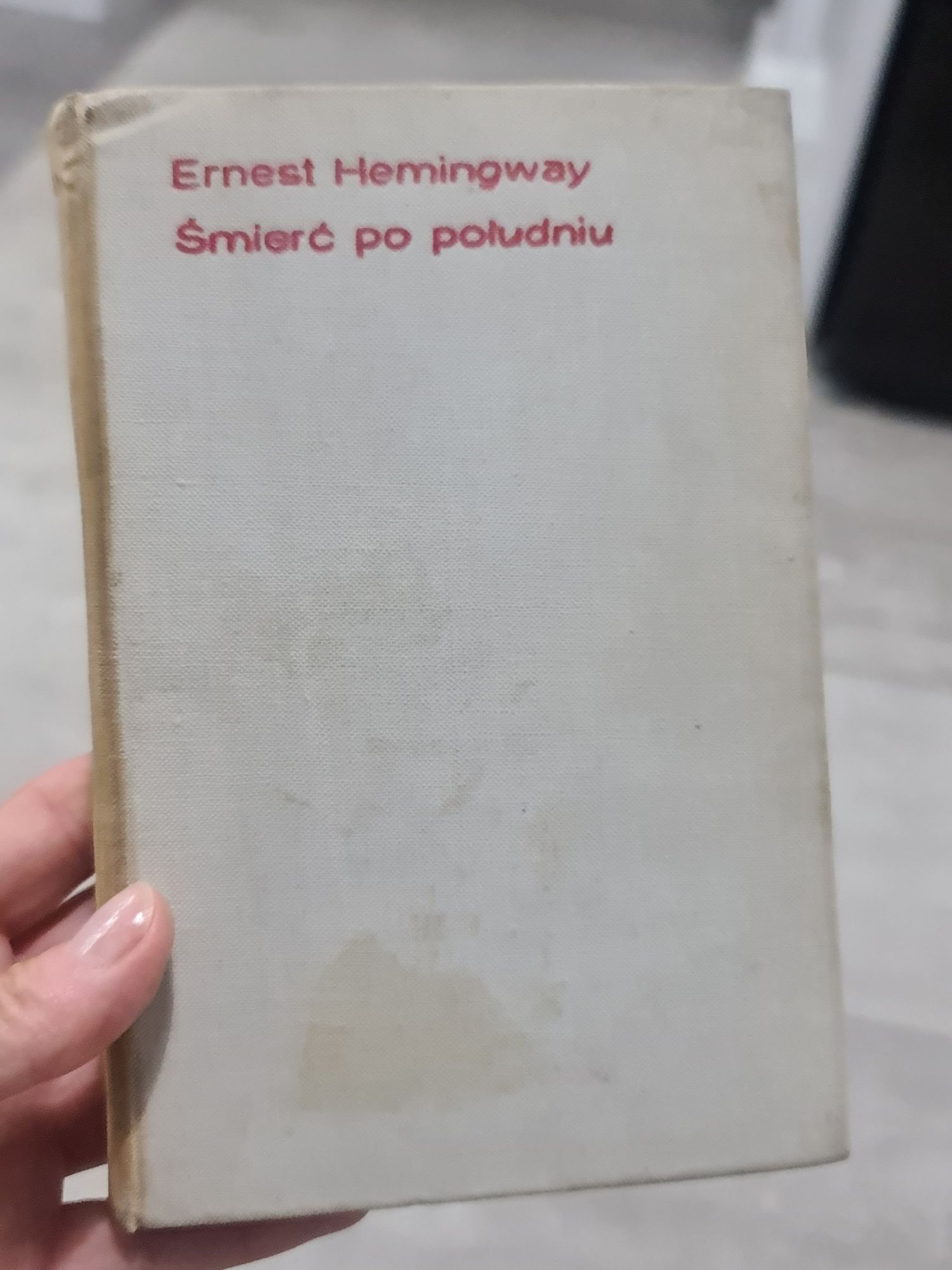 Ernest Hemingway Śmierć po południu książka