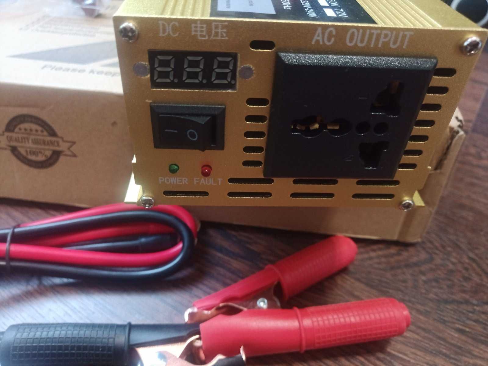 Инвертор 12В/220В/1600w чистый синус