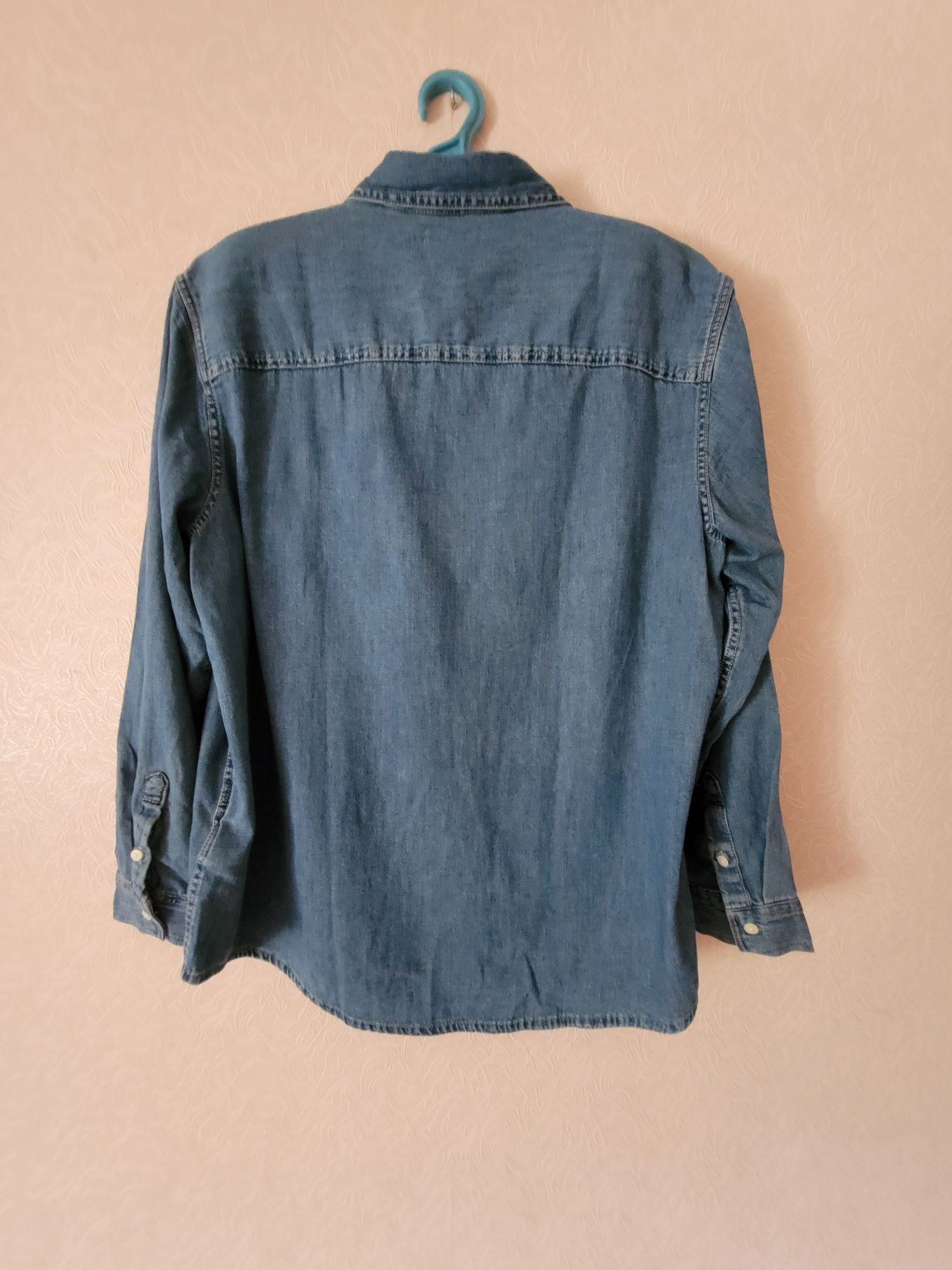 Мужская джинсовая рубашка calvin klein, размер L