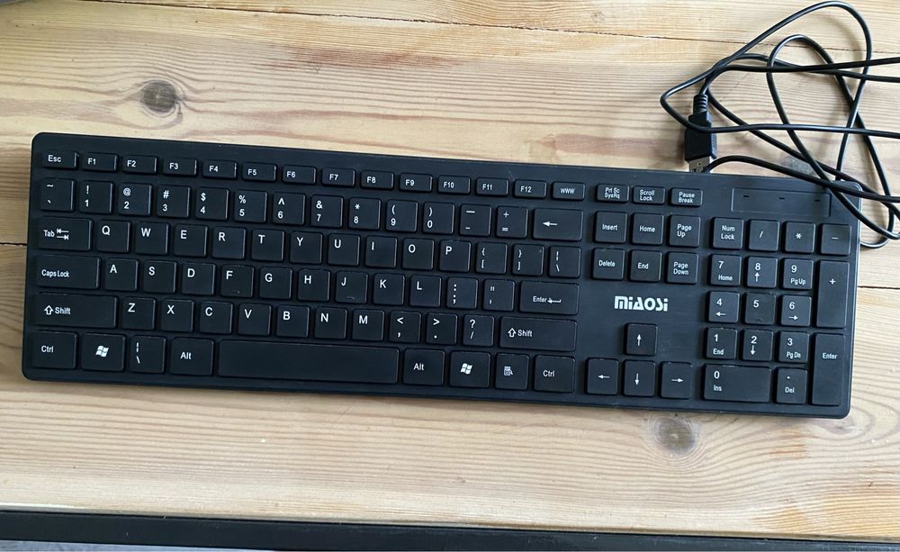 Klawiatura przewodowa MIAOSI czarna USB