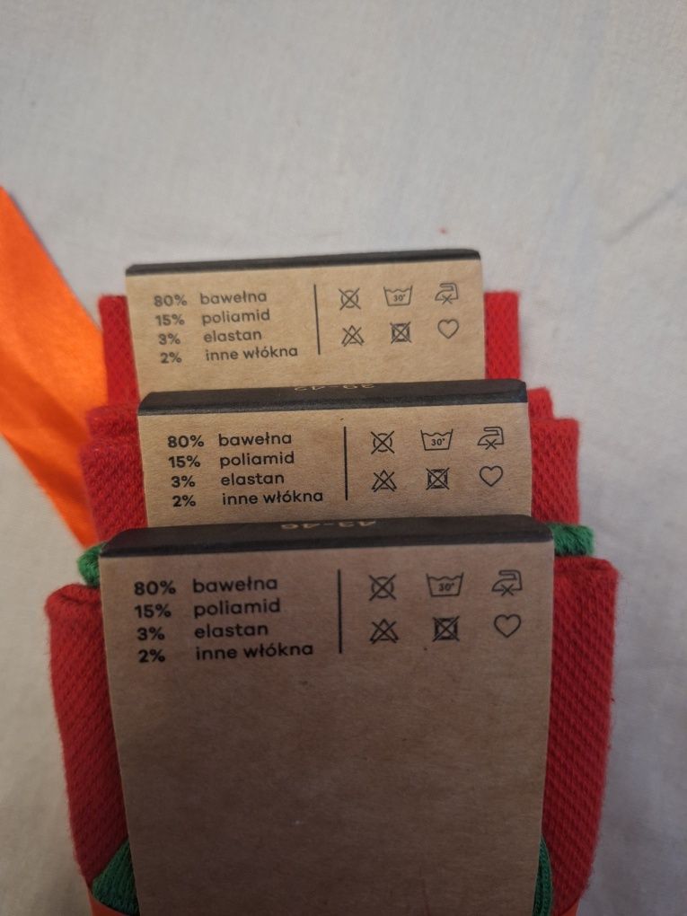 Trójpak Świątecznych Skarpetek rodzinny zestaw coca-cola many mornings