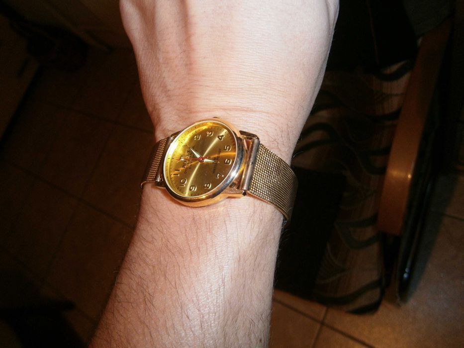Zegarek męski firmy ROLEX w kolorze złotym używany Bardzo dobry stan!