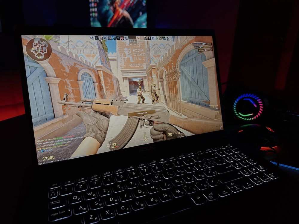 Игровой ноутбук Asus + игровые девайсы!