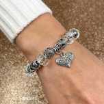 Olivier Sanders -  Bransoletka charms srebrna do Pandora beads