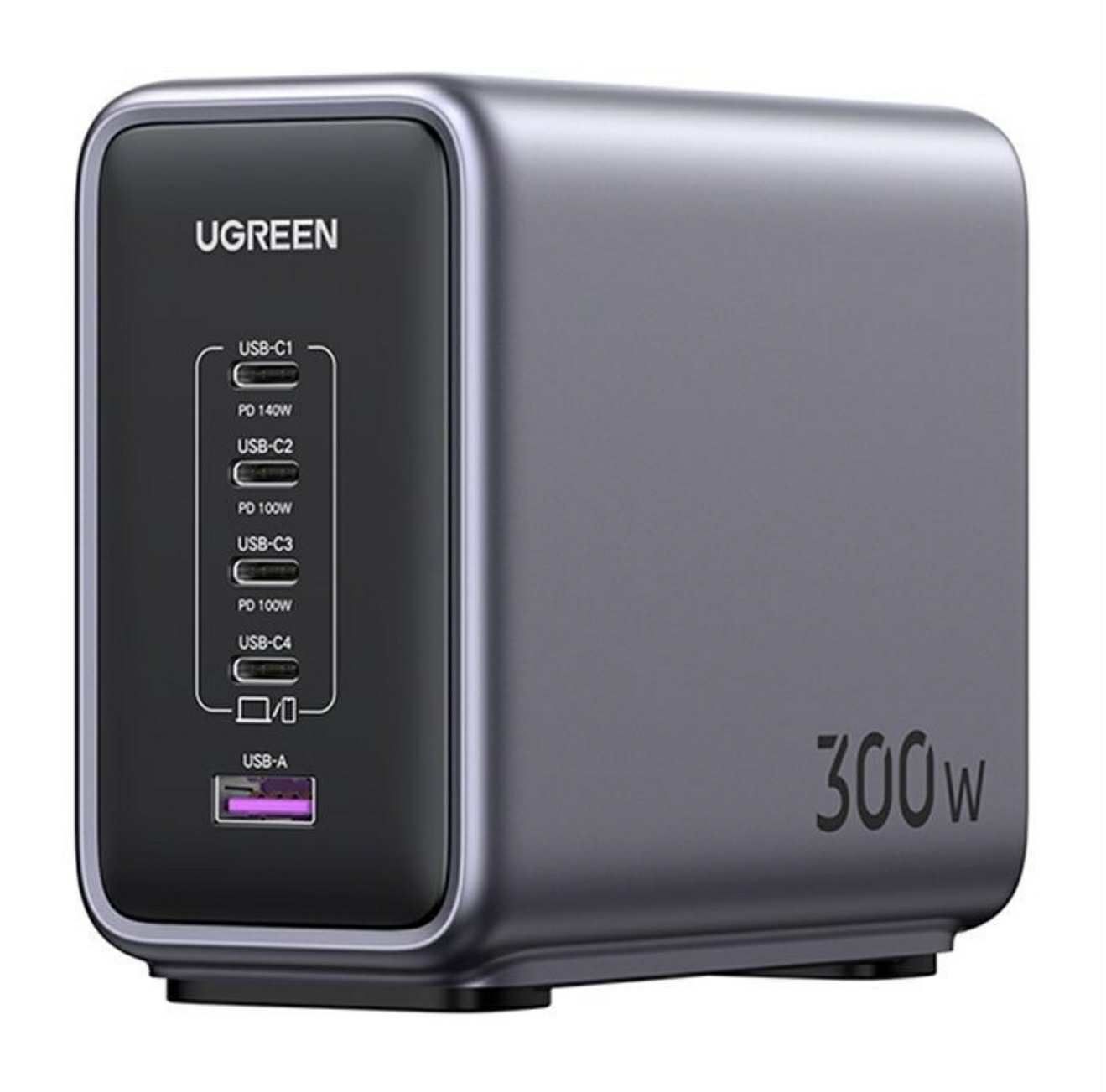 Ładowarka ugreen Nexode 300w Gan 4x usb-C, 1x USB-A