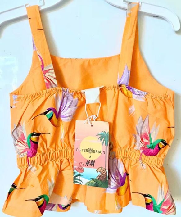 HM Dieter Braun. Komplet spódniczka, bluzka, top  KOLIBERKI, KOLIBRY