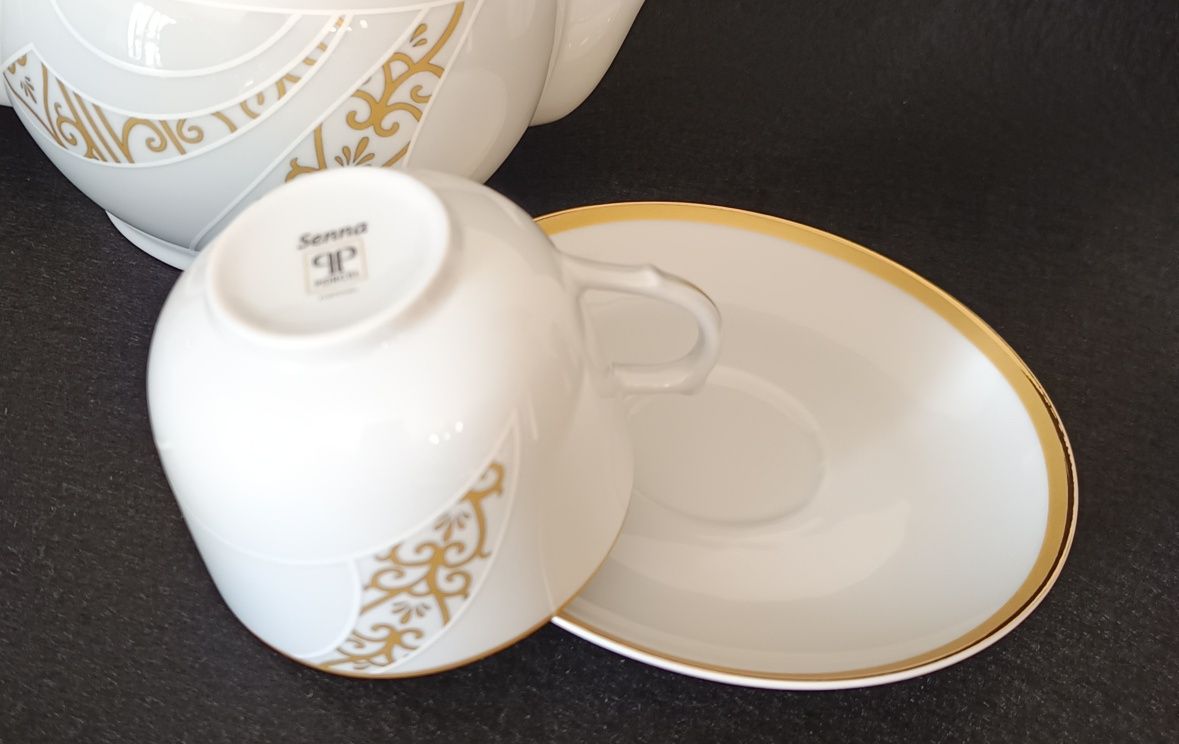 Serviço de chá em porcelana