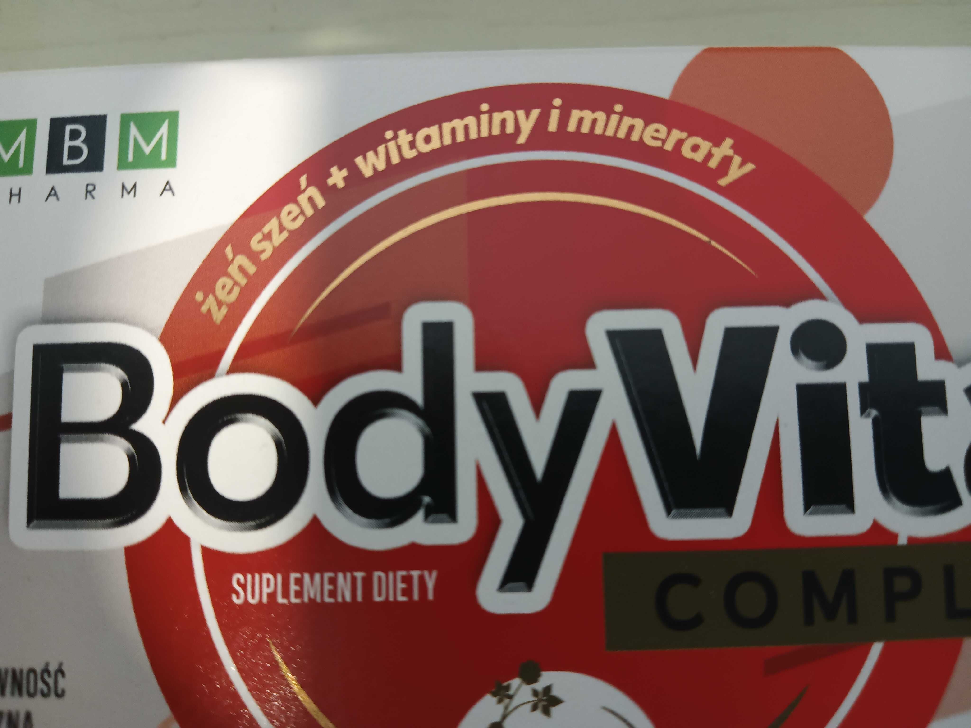 Body Vita Complex witaminy minerały i żeń-szeń zestaw 2x 30 tabletek