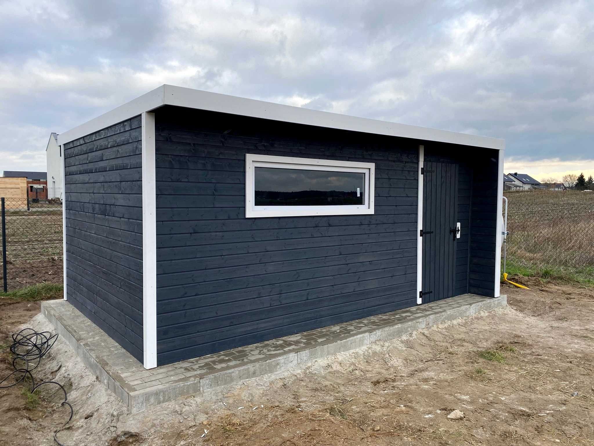 Nowoczesny domek narzędziowy 3m x 5m Altanka drewniana domek PRODUCENT