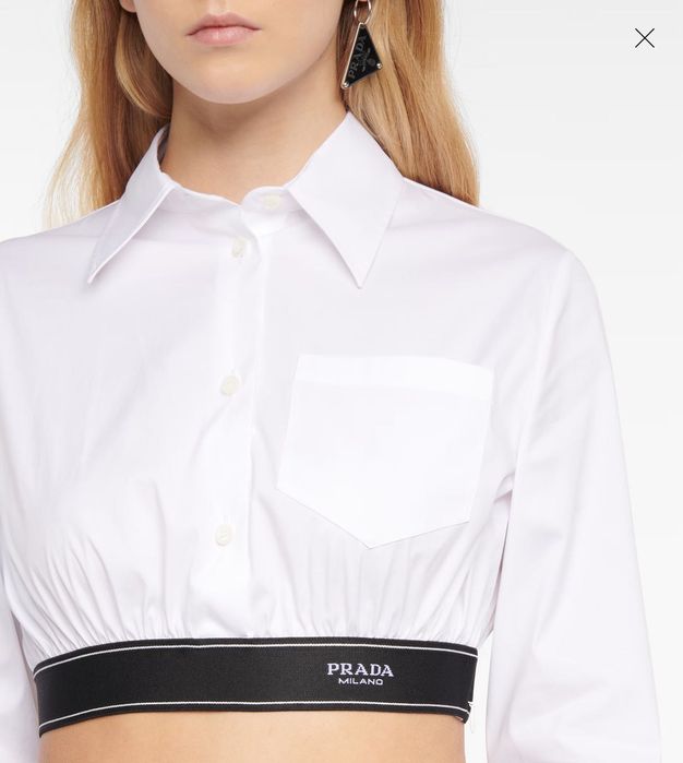 Рубашка Топ Prada розмір 44 оригінал