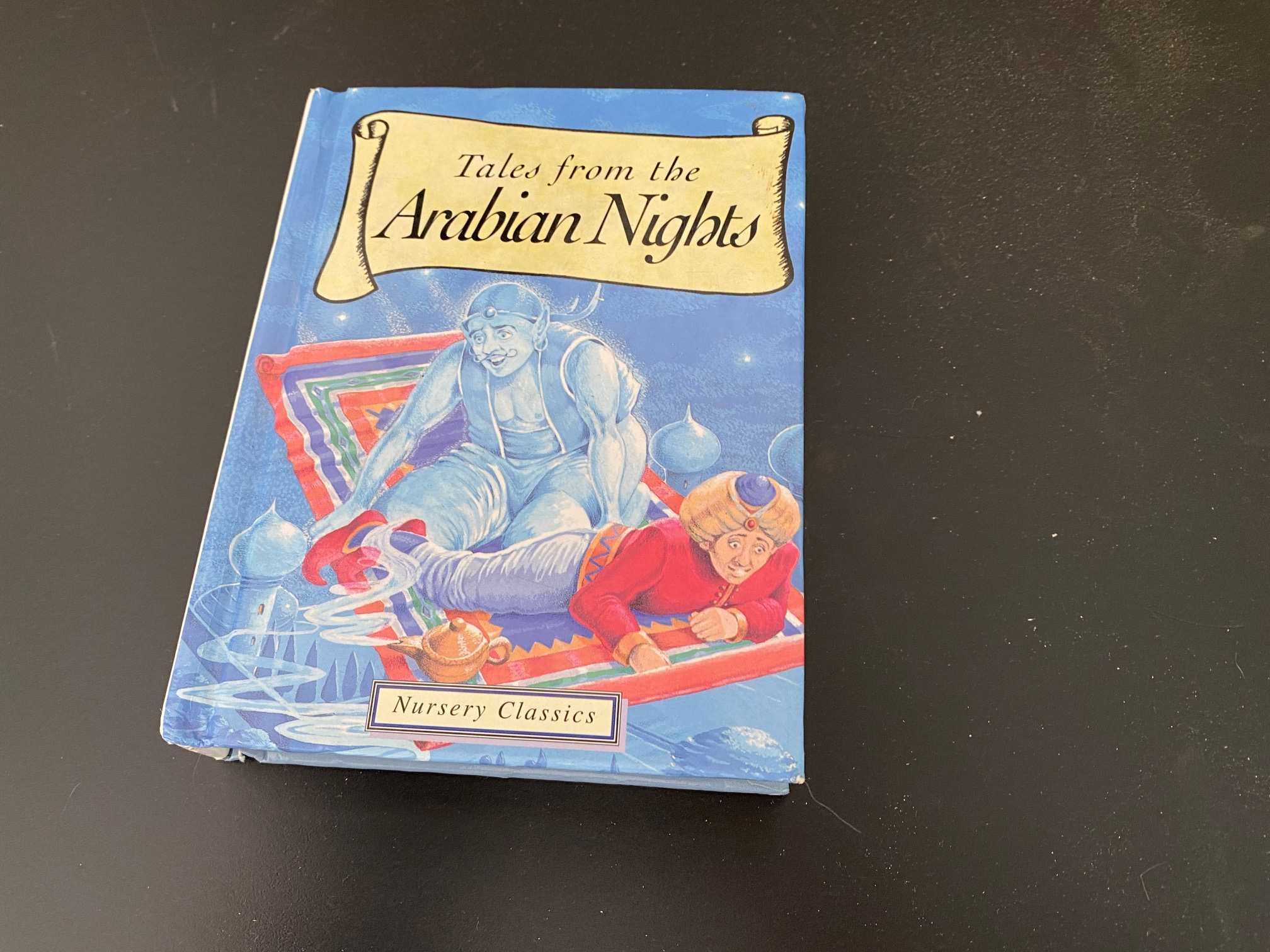 Tales from the arabian nights, pequeno livro em ingles capa dura