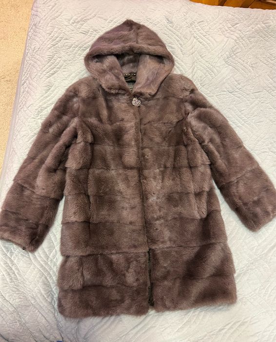 Натуральная шуба glasier series, classic fur