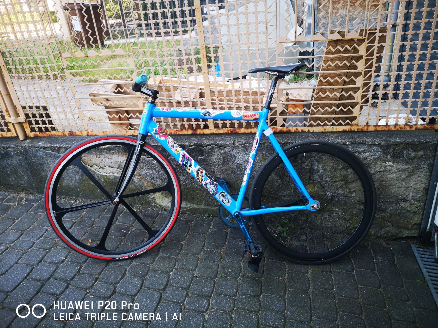 ostre koło, fixie bike, rama leader