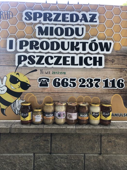 Miòd pszczeli , pyłek kwiatowy, pierzga pszczela