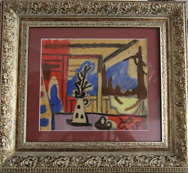Картина "Натюрморт" украинского импрессиониста Романа Сельського,1970