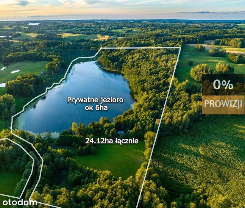Prywatne jezioro 6 ha | Luksus natury