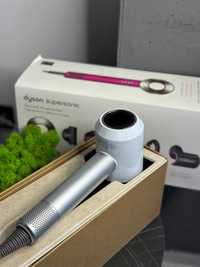 Білий Дайсон Dyson HD08 Supersonic Silver/Nickel 5 насадок