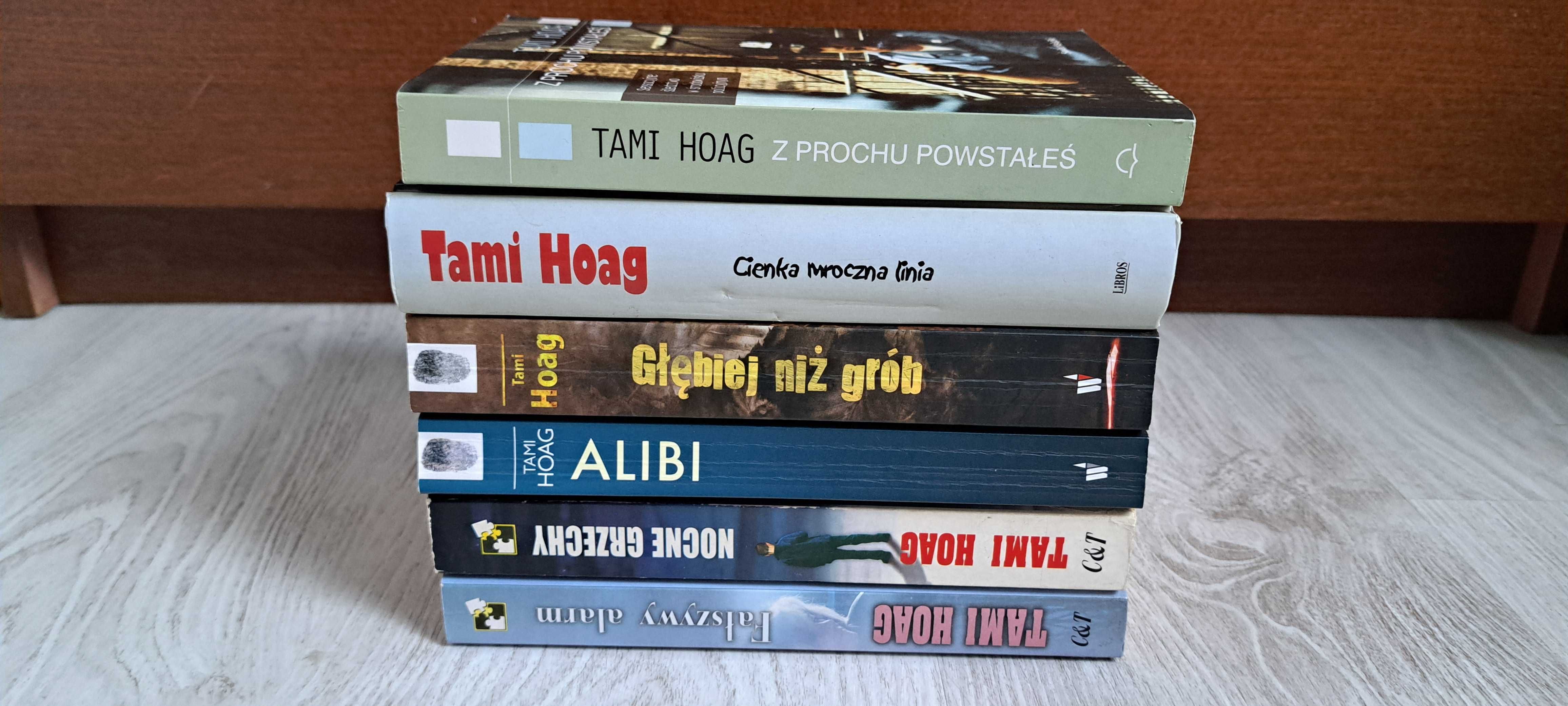 Tami Hoag Głębiej niż grób Alibi Fałszywy alarm Nocne grzechy Cienka