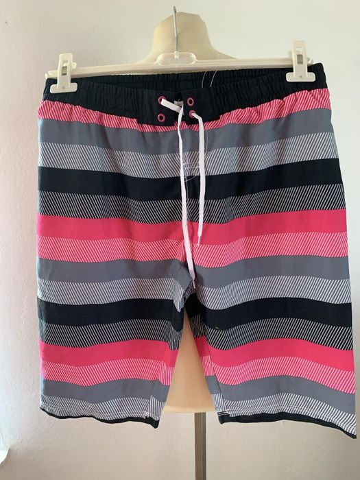 Spodenki kąpielowe męskie rozmiar L nowe siateczka