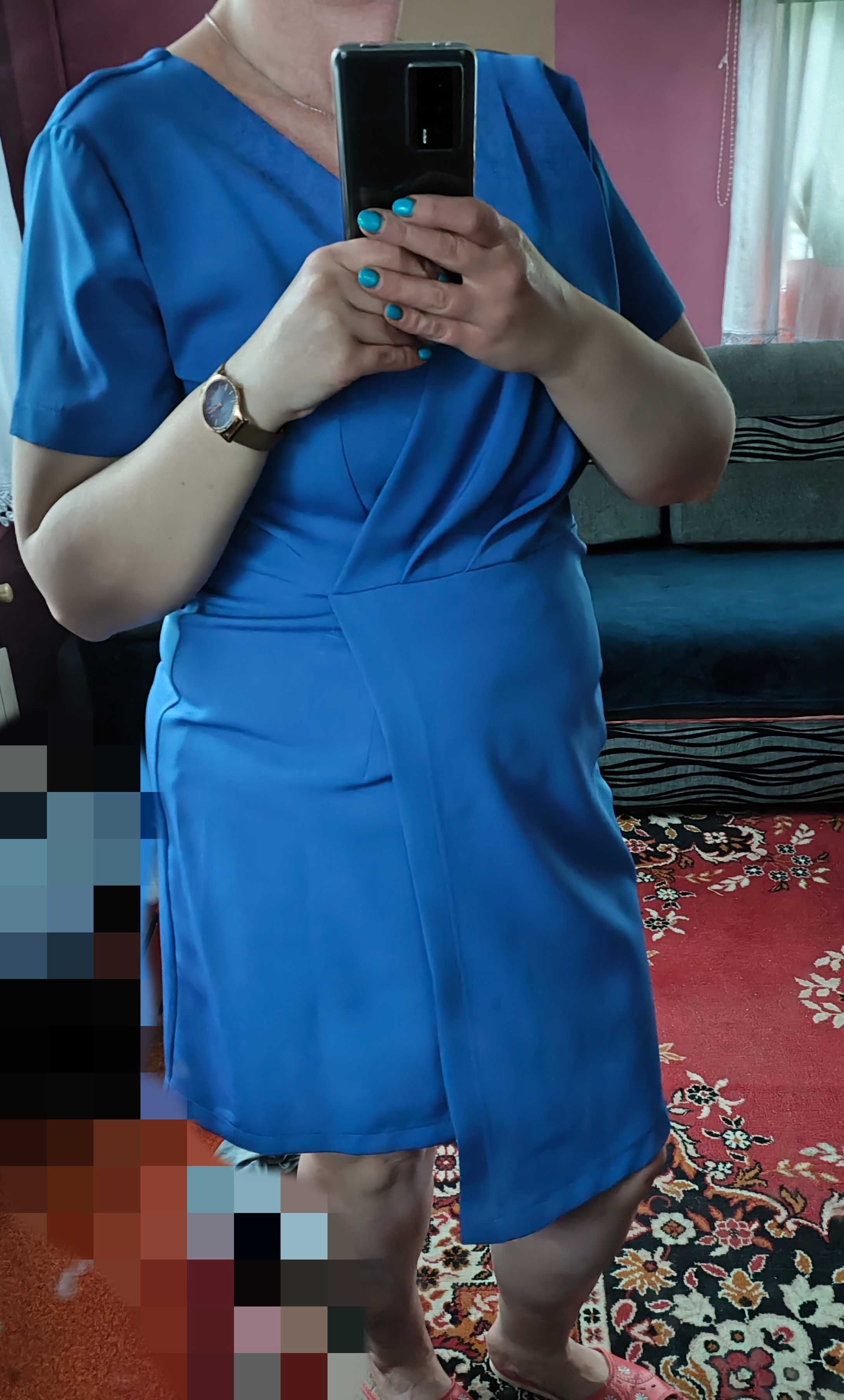 Sukienka damska niebieska