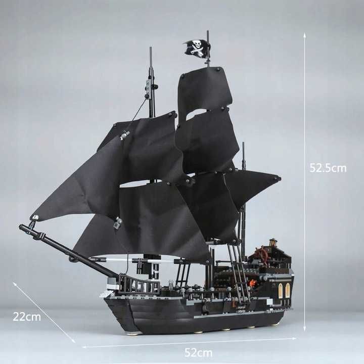 804EL. Nowy Zestaw Czarna Perła Statek do LEGO Piraci z Karaibów 4184