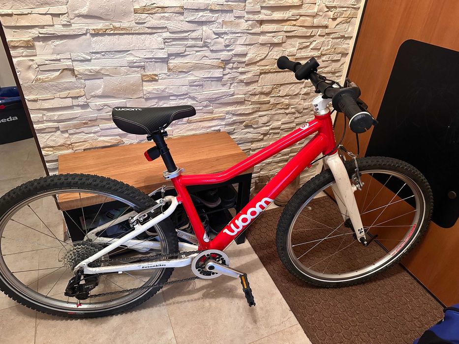 Woom 5 24” – lekki rower premium dla dziecka, świetny stan