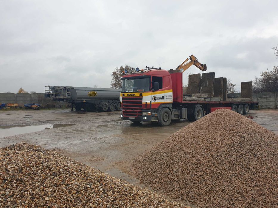 Tłuczeń ceglano-betonowy, 10-40 mm,40-60 mm, 0-63 mm