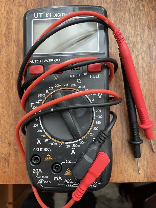 Тестер для виміру струмів