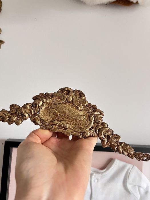 Ozdoba meblowa fronton okucie z brązu brąz mosiądzu antyk francja