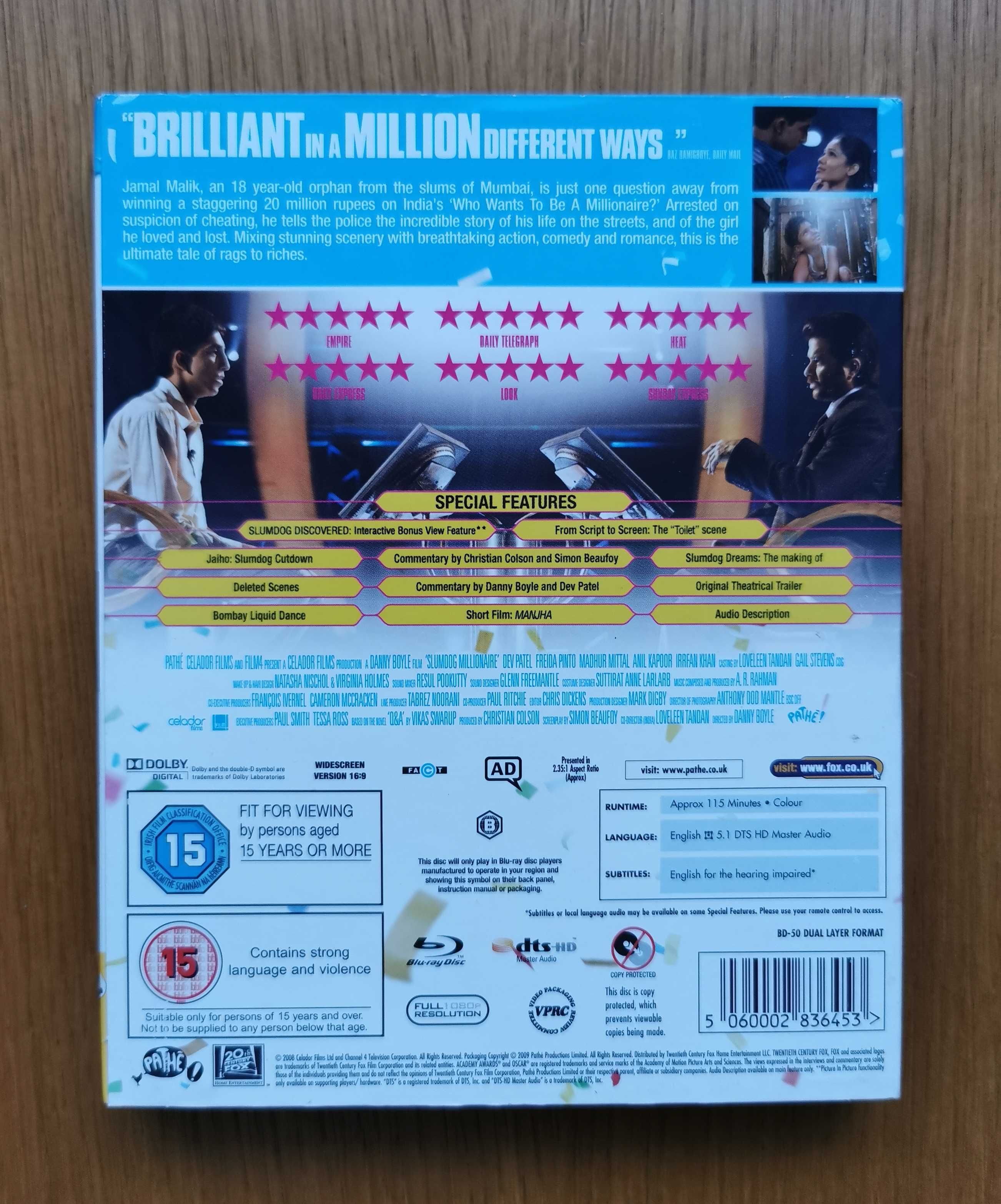 Slumdog Millionaire (Slumdog. Milioner z Ulicy) Blu-ray (En) (2008)