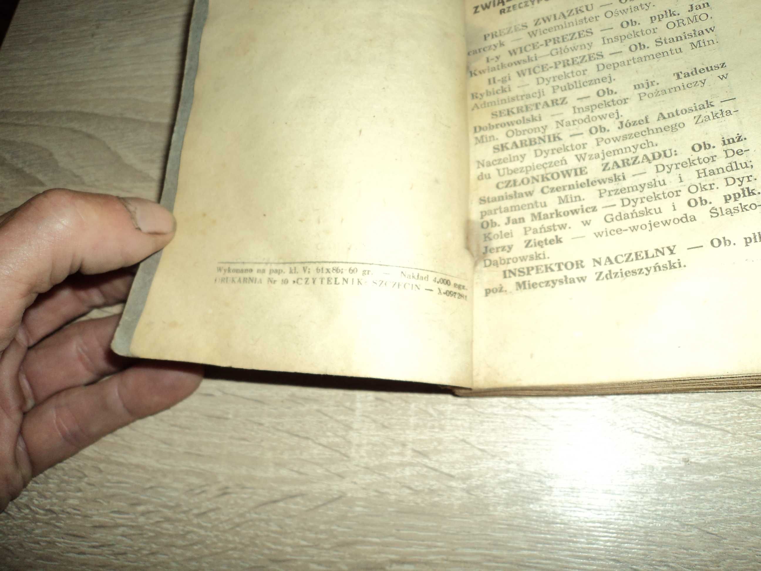 Kalendarz Pożarniczy 1949r.