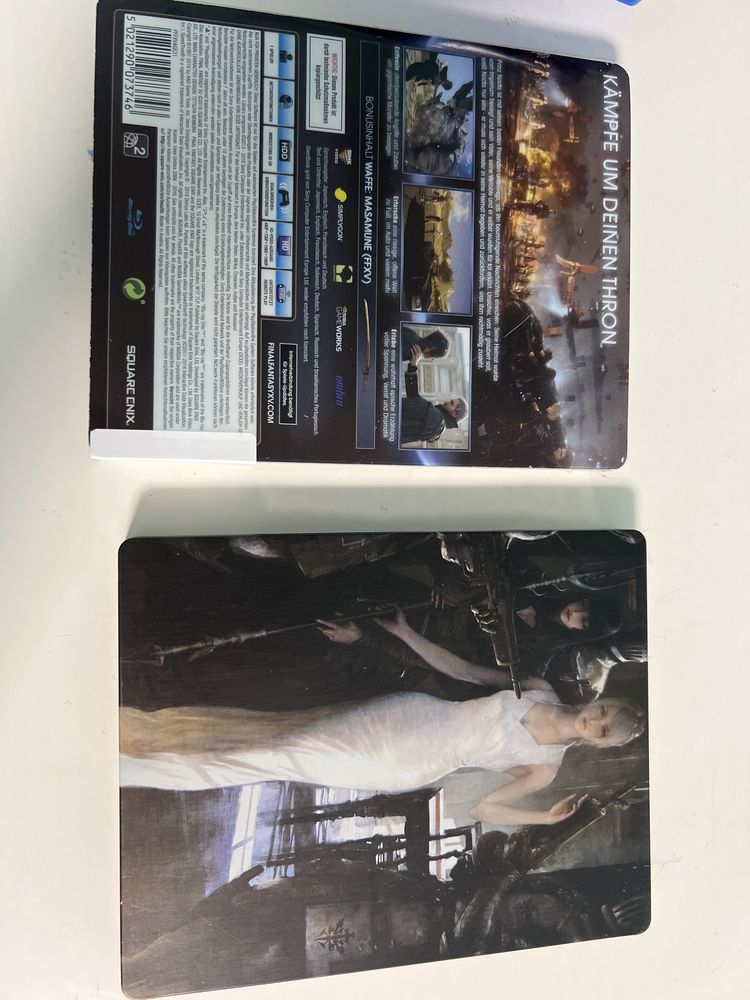 #910 Final Fantasy xv special edition metalbox metal box gra ps4