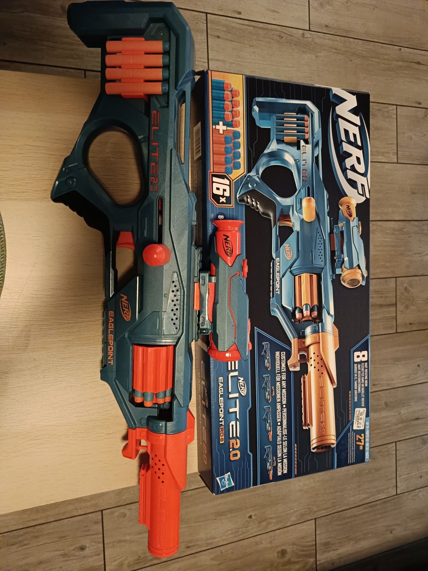 Nerf Elite 2.0 Eglepoint RD-8. Oryginalny