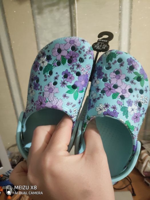 Кроксы оригинал с8 с9 с10 сабо для девочки crocs