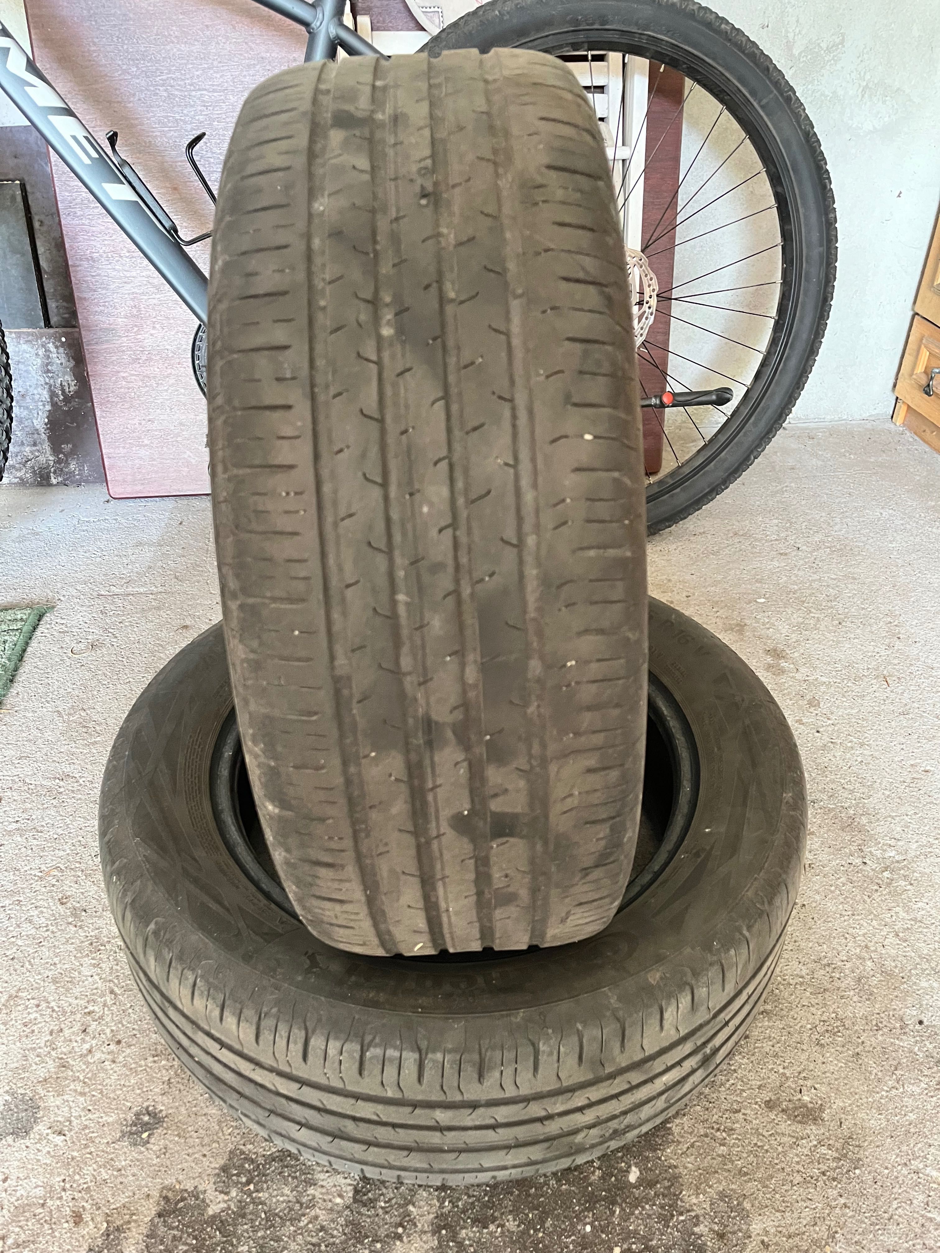 2 opony Continental 205/55/R16 letnie