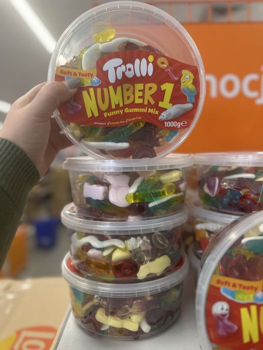 Желейки trolli nomber one 1 кг