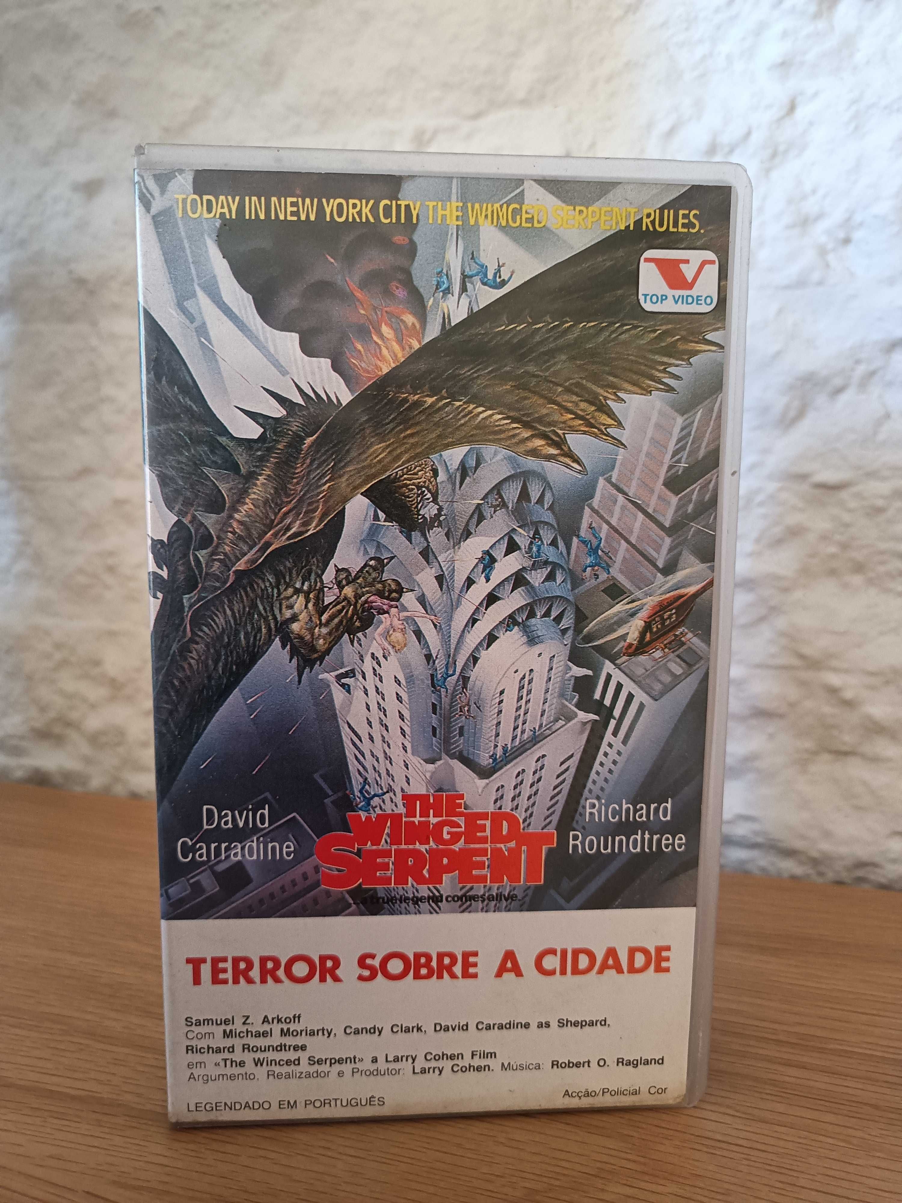 Filmes VHS Terror Sobre A Cidade (The Winged Serpent)