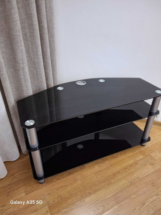 Тумба під телевізор скляна