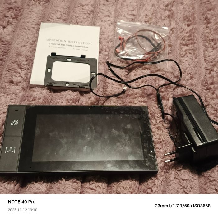 Wi-Fi відеодомофон 7" FHD/T з підтримкою Tuya Smart Black