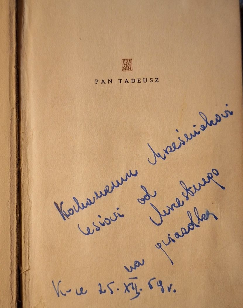 "Pan Tadeusz" Adama Mickiewicza
