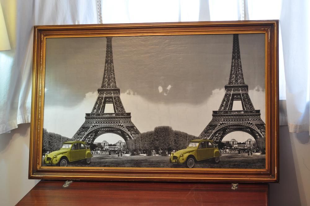 Quadro vintage 'Paris' (1.1m*70cms)