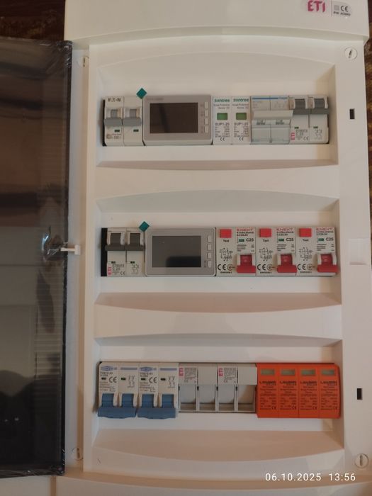 Щит захисту deye 6 kwt. Для сонячних панелей.
