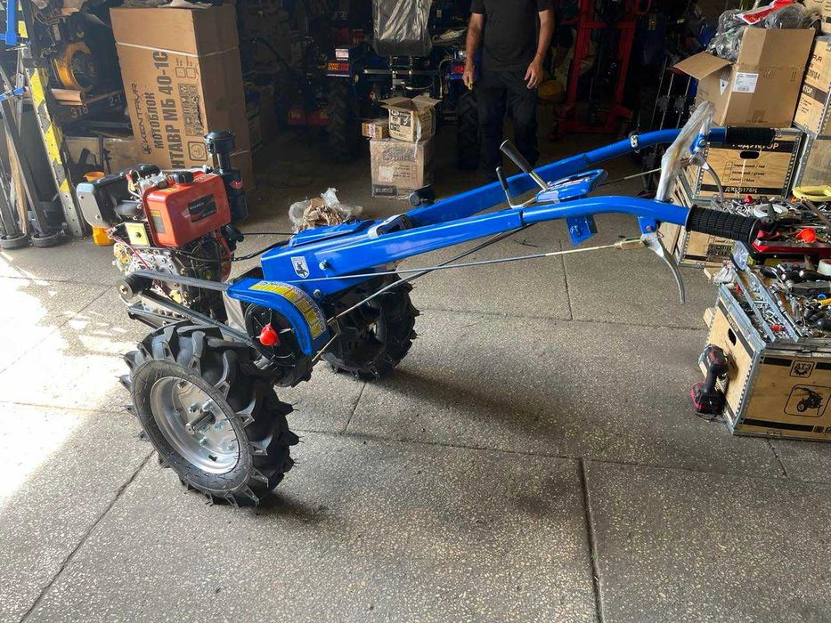 мотоблок гибрид дизель 10-14 кс